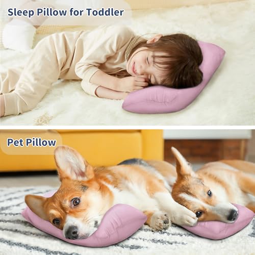 Pro Goleem Pink Travel Pillow for Kids and Camping