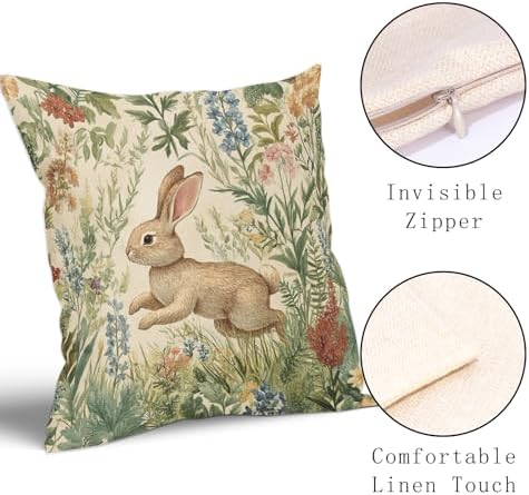 AmplePisce Spring Pillow Covers Set of 2 16x16 Inch