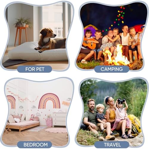 Breling Kids 2 Pcs Inflatable Airbed Sheets