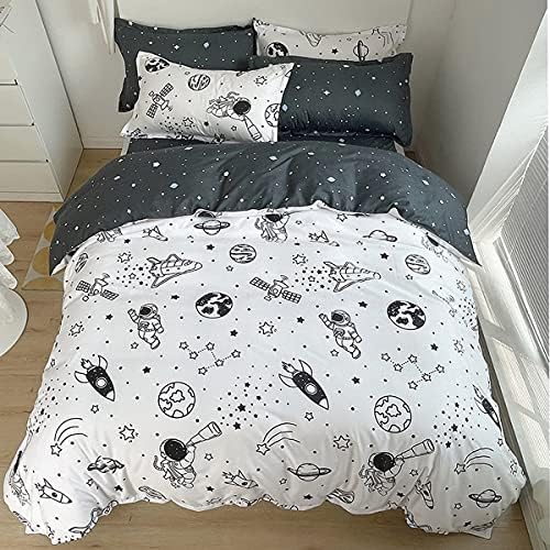 Erosebridal Galaxy Space Duvet Cover Set Twin