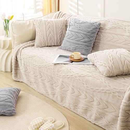 YUSOKI Sherpa Throw Blanket - 3D Stylish Design 50x65 Inches