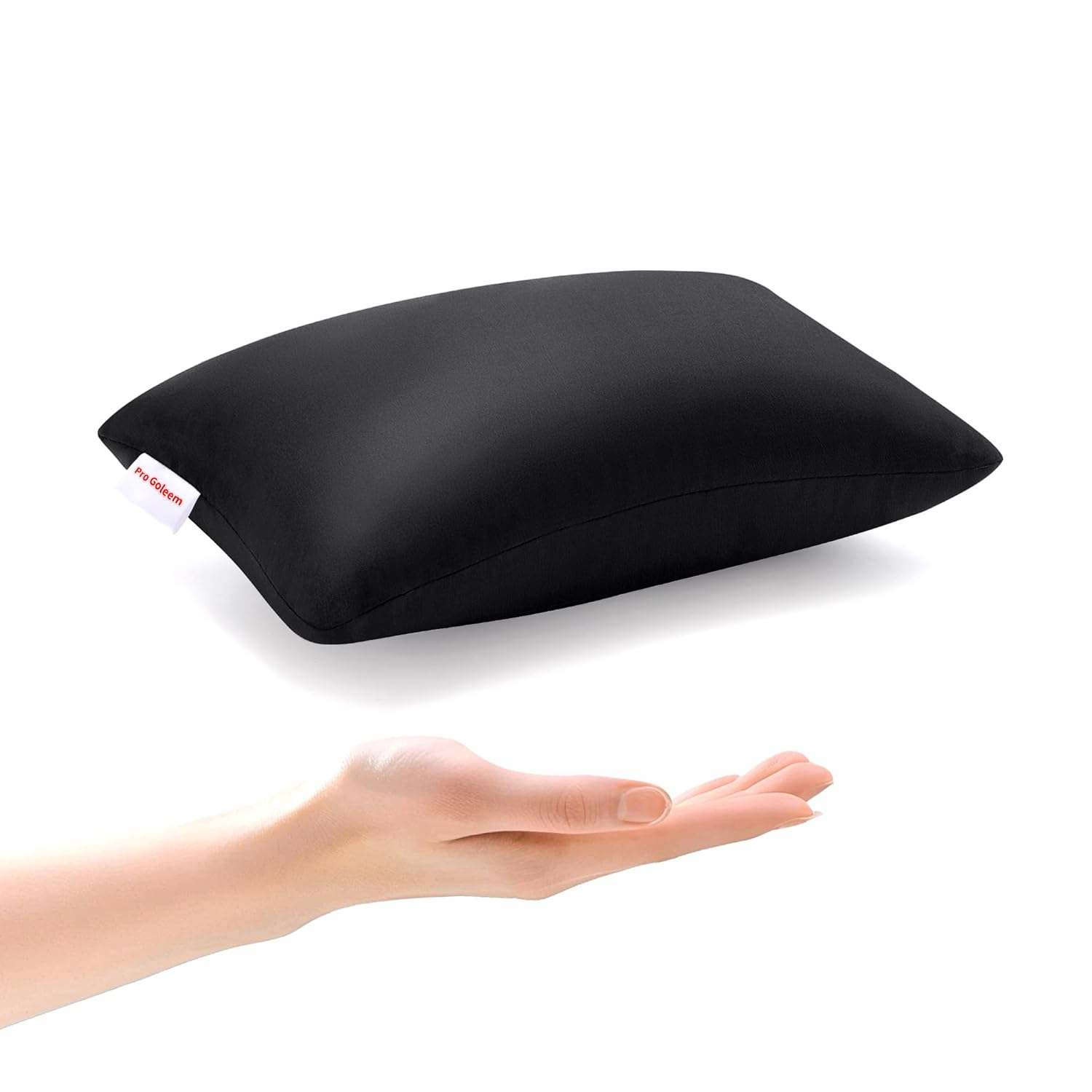 Pro Goleem Tiny Travel Pillow 11x6x25 Black