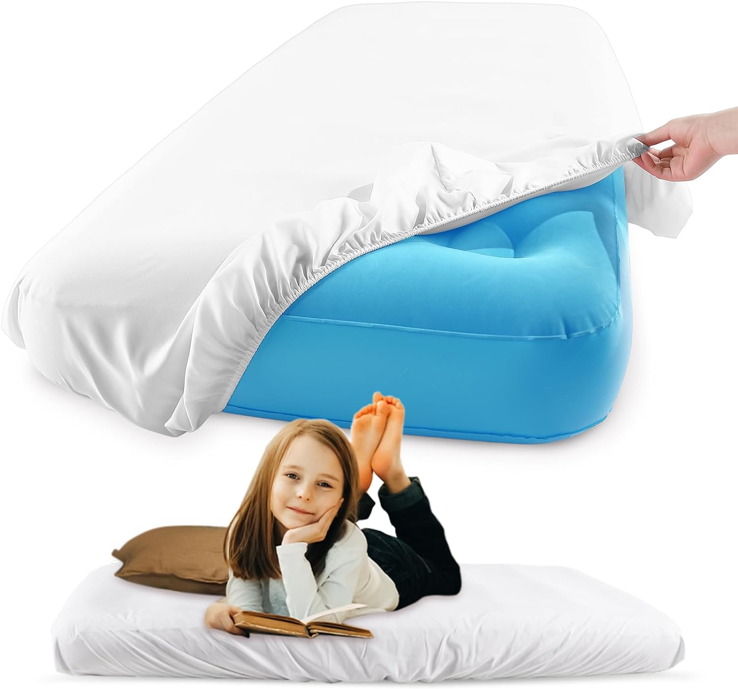 Breling Kids Air Mattress Fitted Sheet - White 1 Pcs