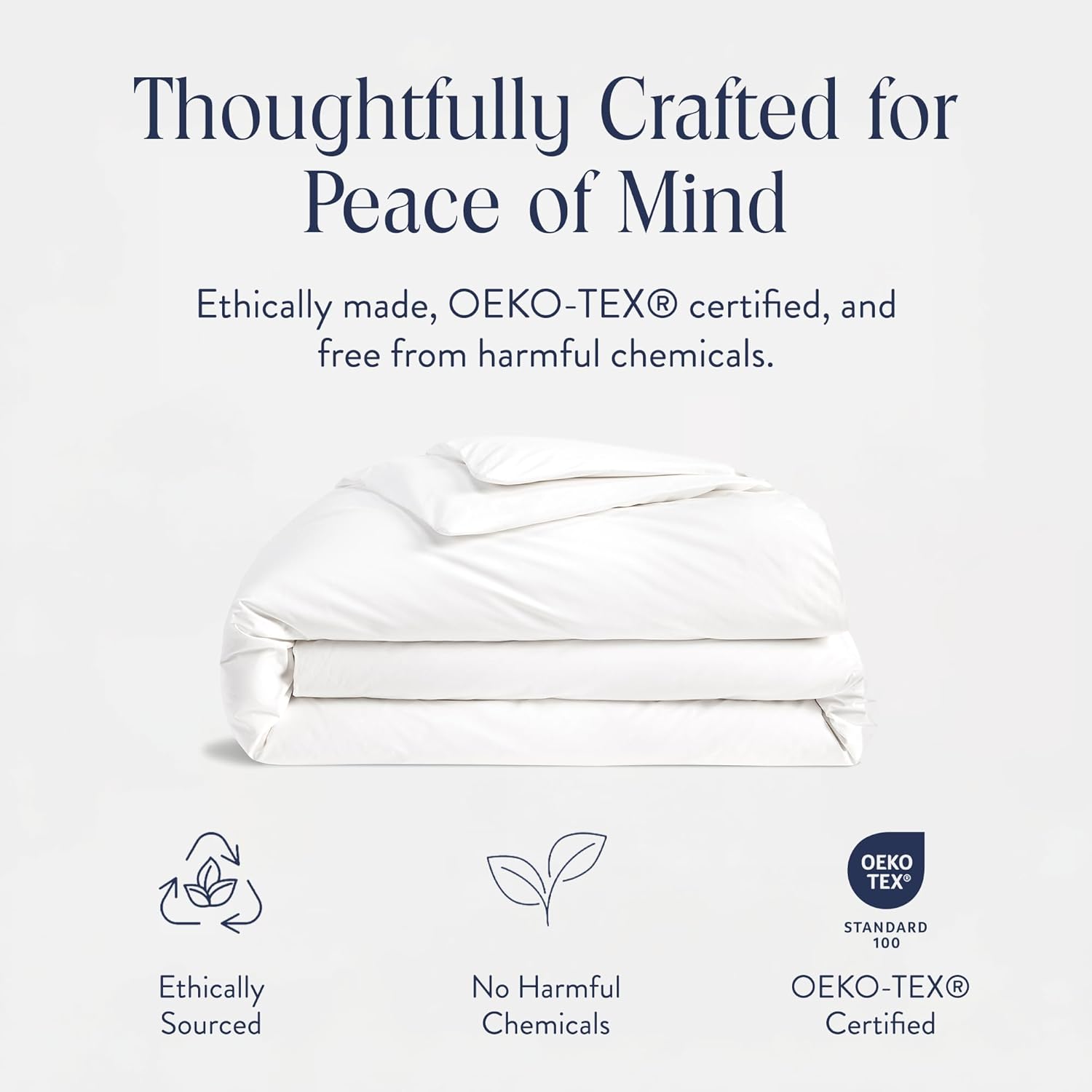 Brooklinen Luxury Percale Duvet Cover 100 Cotton White