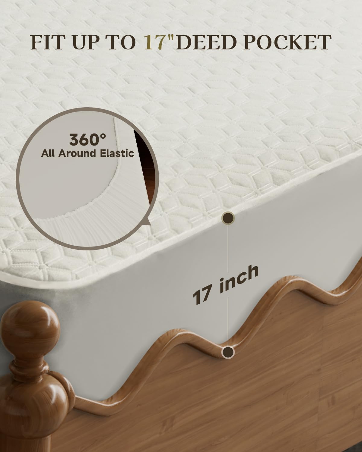 Gotcozy Heated Mattress Pad Twin XL - 6 Heat Settings 10 Hour Auto Off