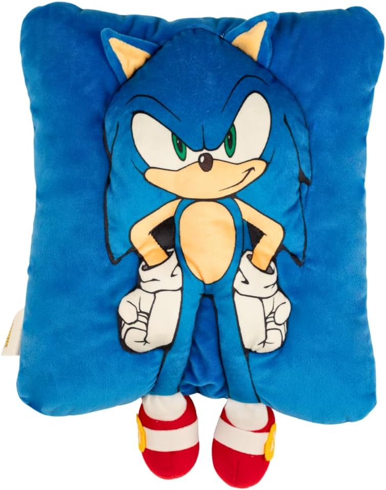 Franco Sonic The Hedgehog Plush Snuggle Pillow