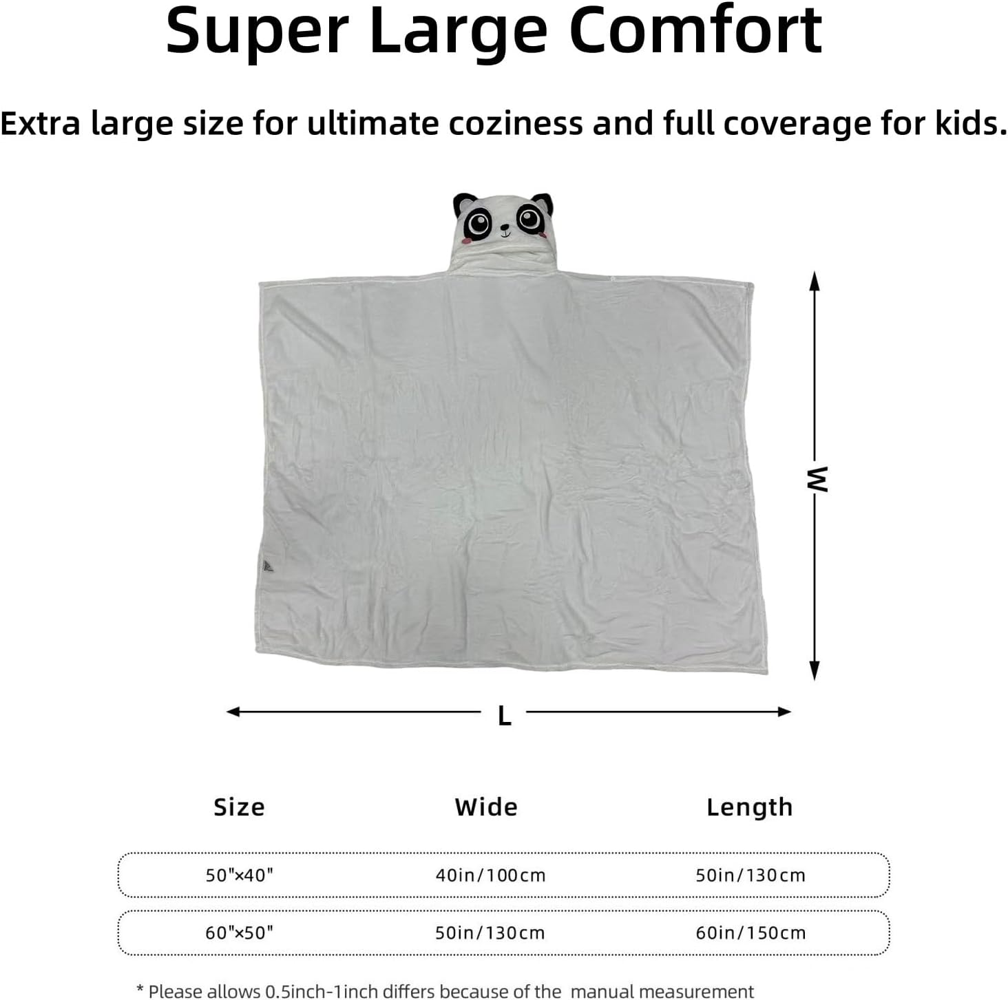 Arkwida Bear Hooded Towel for Kids