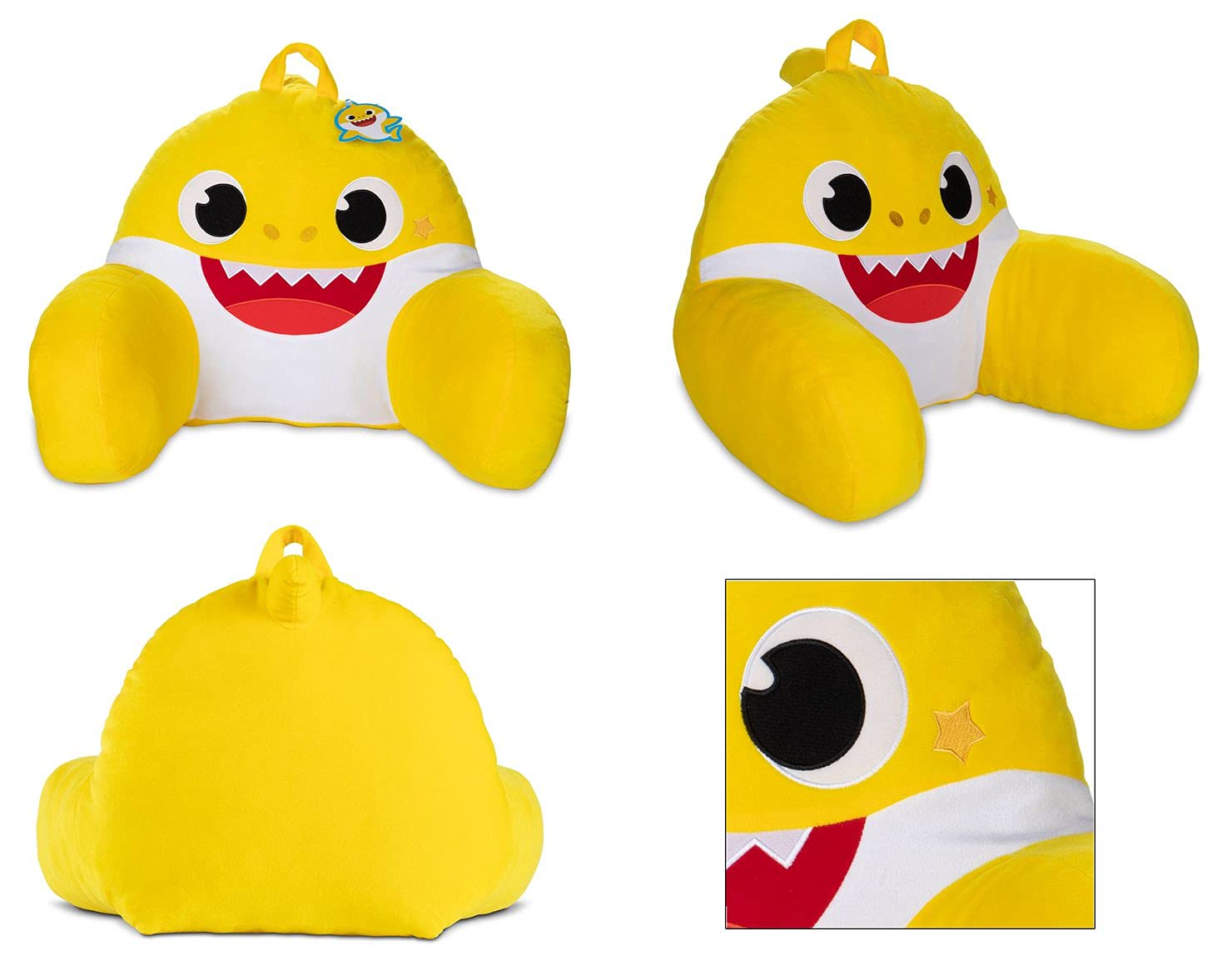 Baby Shark Kids Back Resting Pillow for Reading and TV