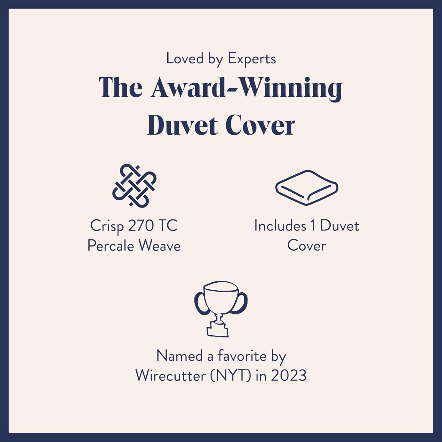 Brooklinen Luxury Percale Duvet Cover - Cream
