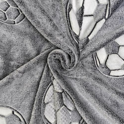 Sviuse Glow in The Dark Soccer Throw Blanket 1