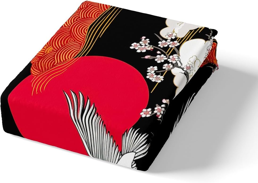 Feelyou Cherry Blossoms Duvet Cover Set King Size