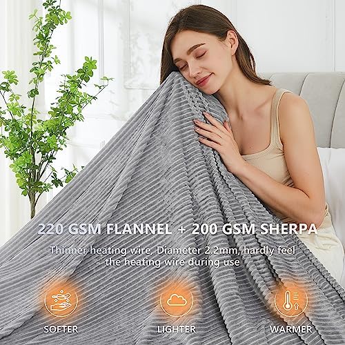 Homemate Heated Blanket - 50x60 Electric Throw with 10 Heat Levels 1