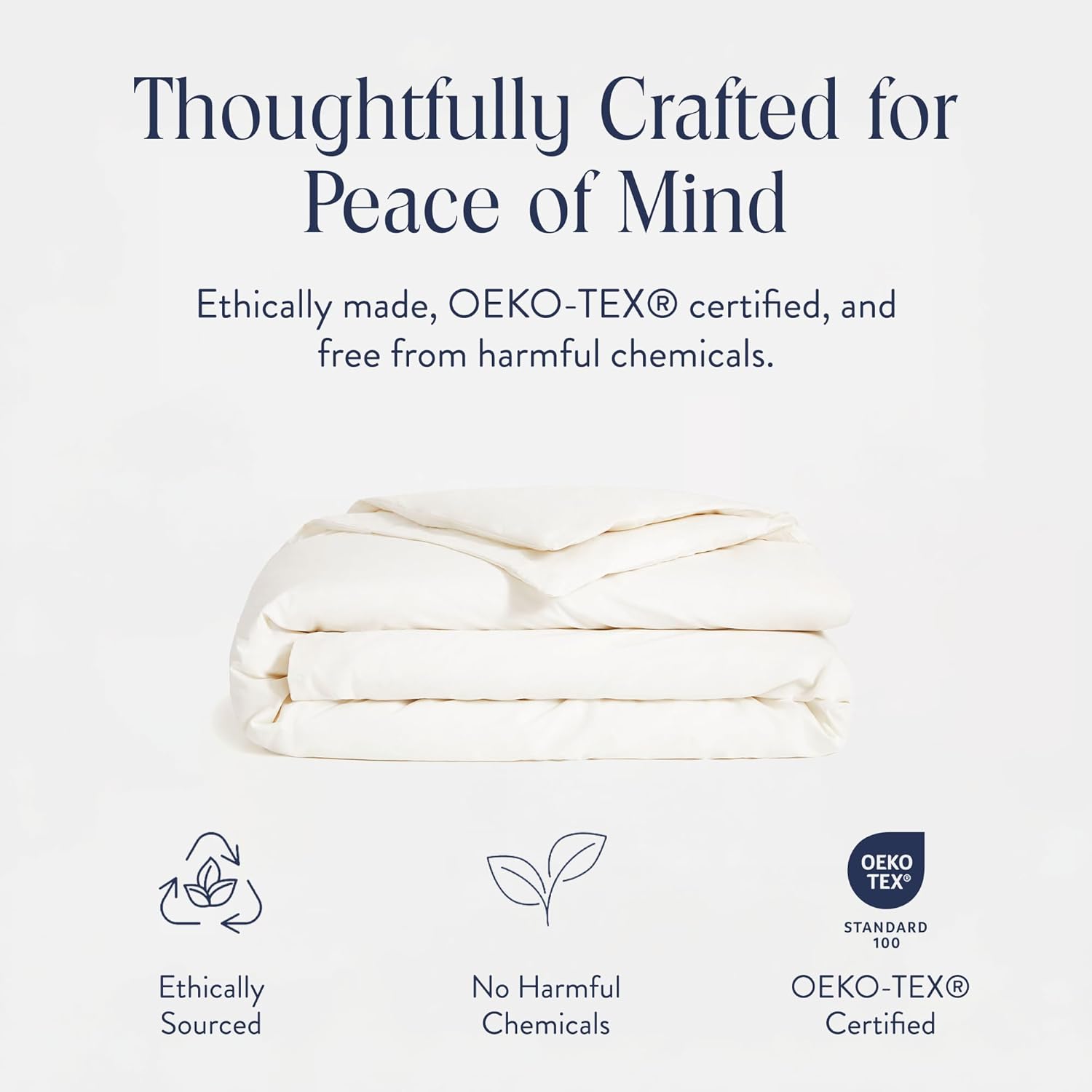 Brooklinen Luxury Percale Duvet Cover - Cream