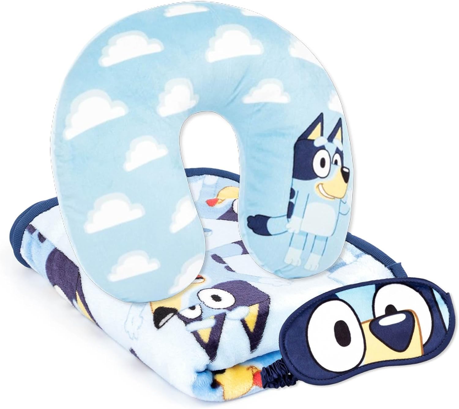 Jay Franco Bluey Kids Travel Set - 3 Piece