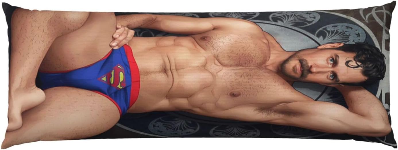 VICRRY Henry Cavill Body Pillow Cover 20x54 Inches