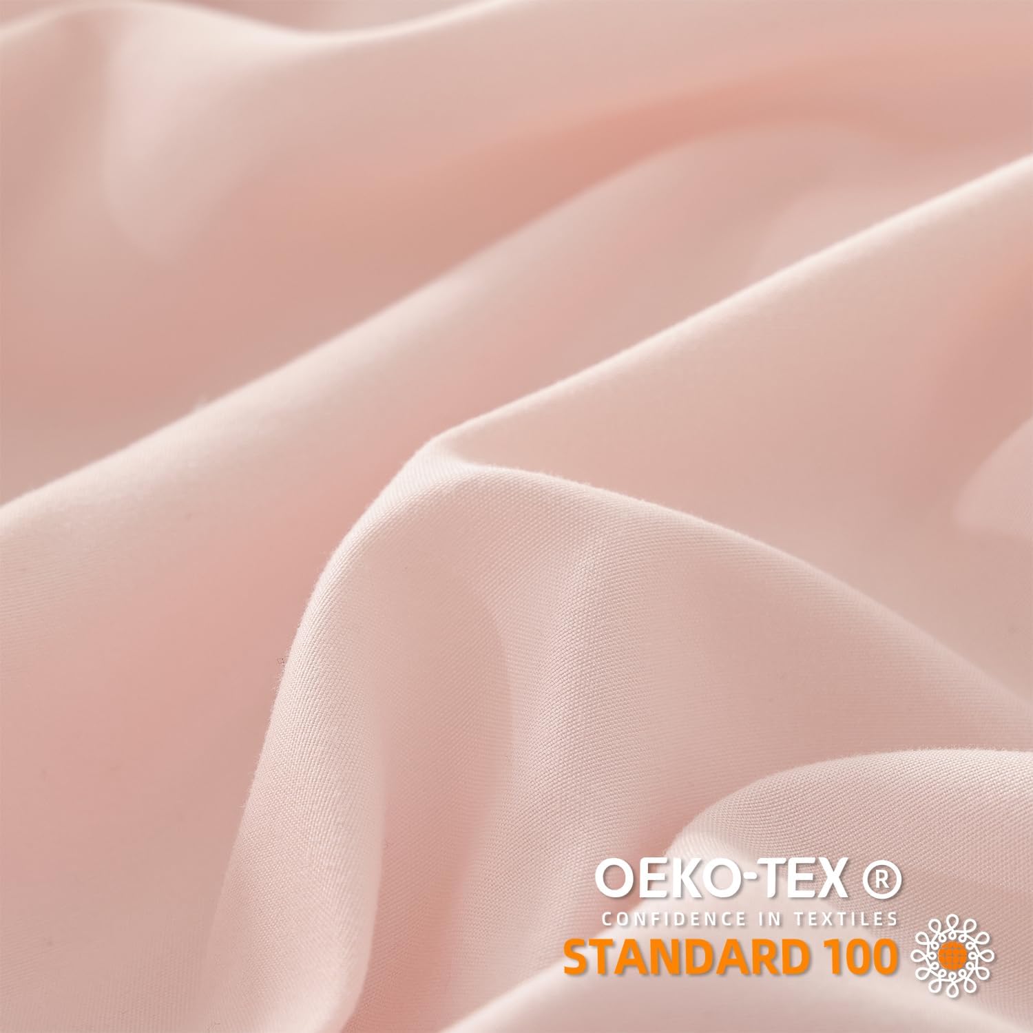JANZAA Pink Ruffle Queen Comforter Set 3PCS