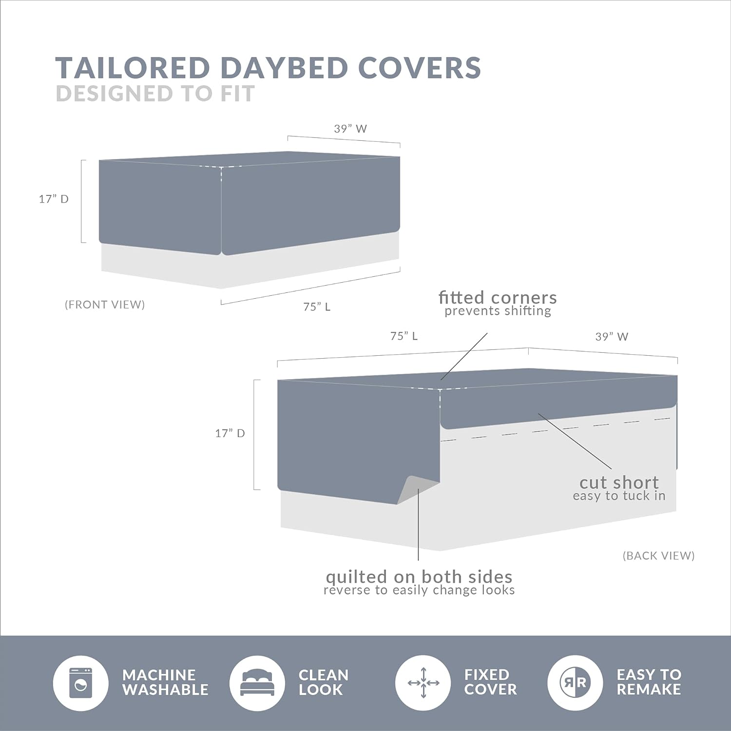 Madison Park Daybed Cover Set - 6 Piece