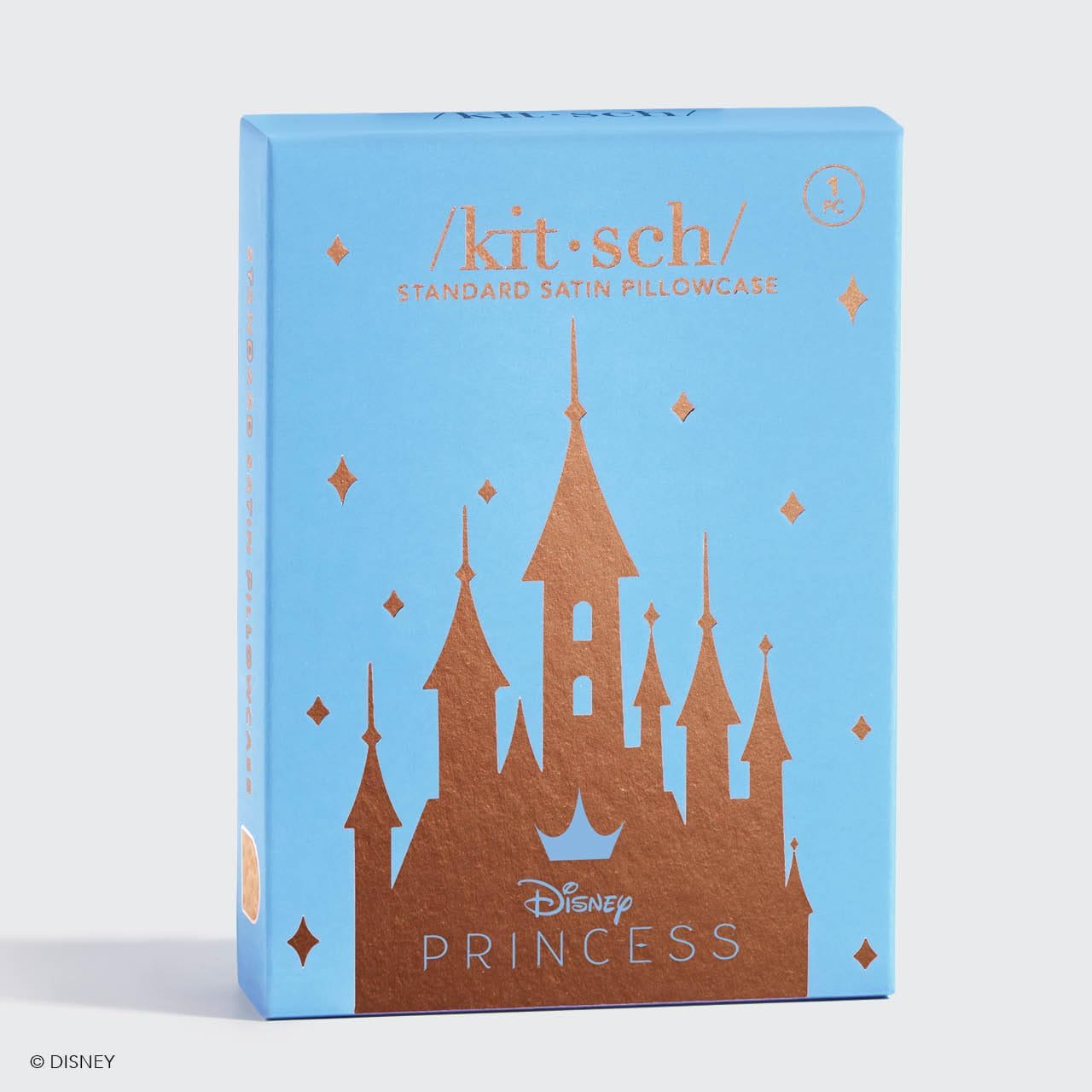 Kitsch Disney Princess Satin Pillowcase with Zipper - QueenStandard 19x26