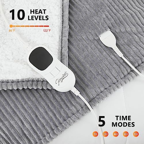 Homemate Heated Blanket - 50x60 Electric Throw with 10 Heat Levels 1