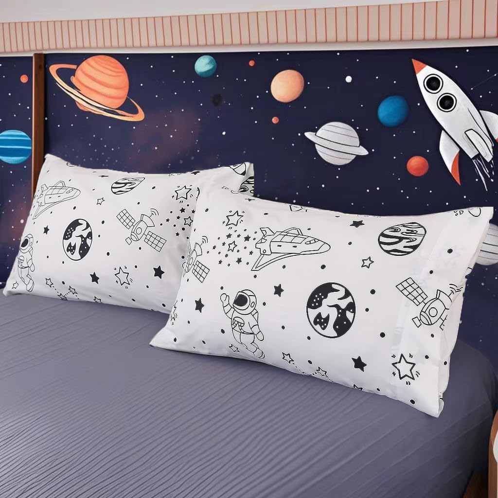 MAG Galaxy Style Pillowcases 2 Pack Queen Size 2030