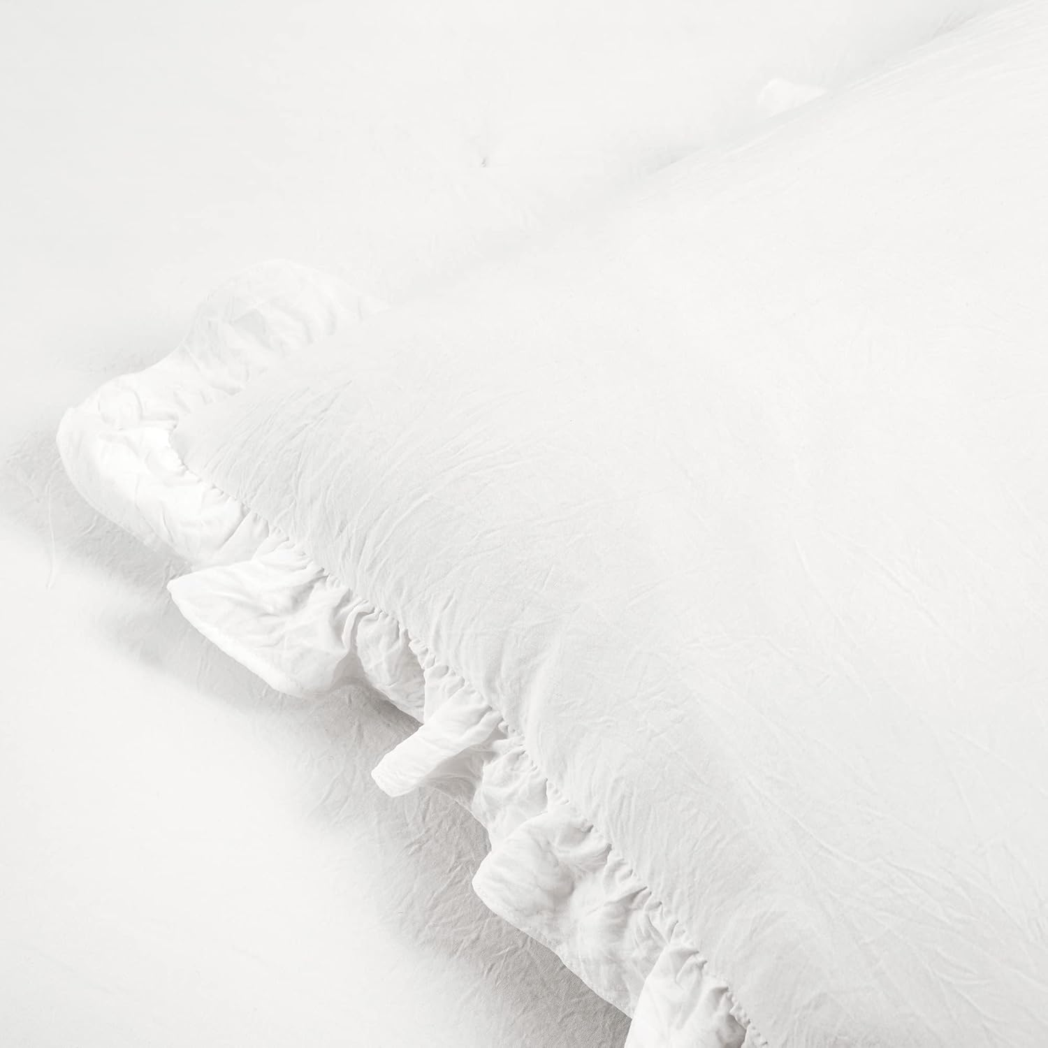 Lush Decor Ruffle Skirt Daybed Cover 5 Piece Set - White