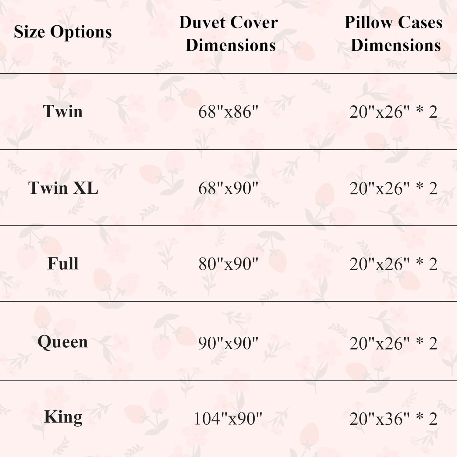 AMWAN Floral Duvet Cover Queen Set