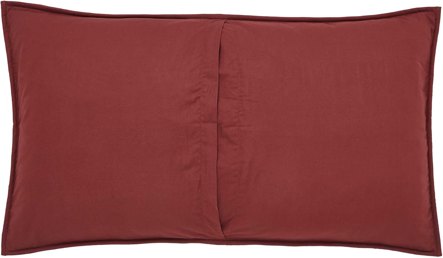 VHC Brands Sham King Quilted 21x37 Burgundy