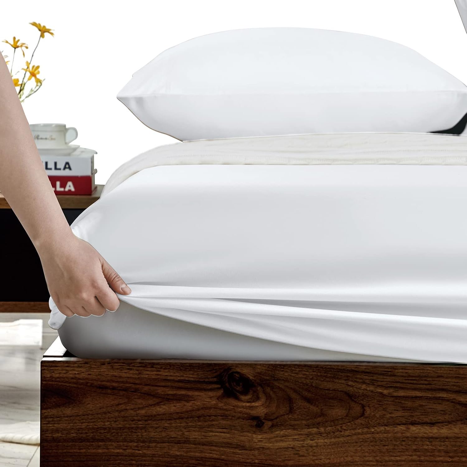 FreshCulture Twin Fitted Sheets 6 Pack Deep Pocket Soft Microfiber