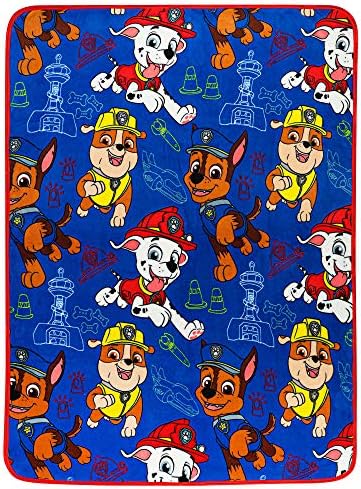 Franco Kids Bedding Plush Throw Blanket Paw Patrol 46x60