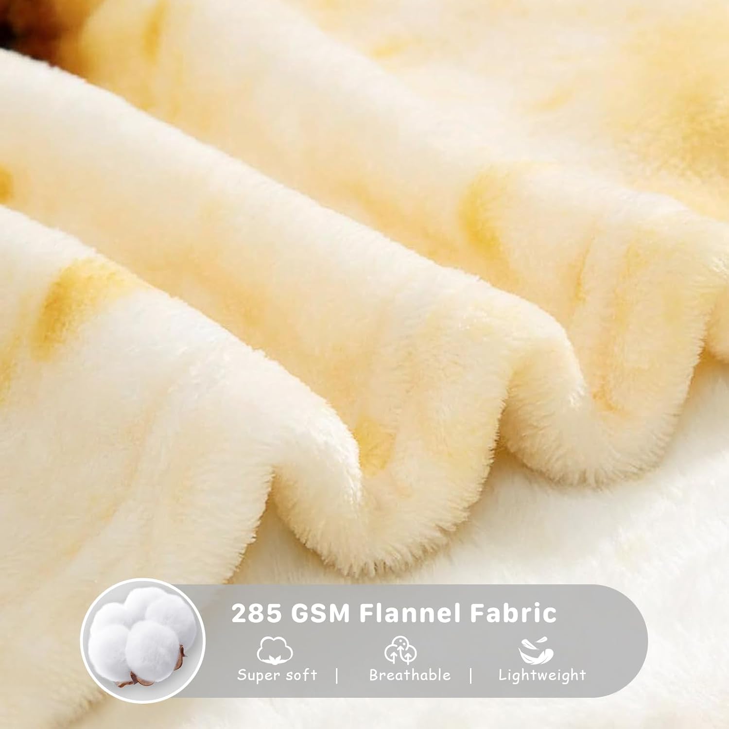 Lhedon Tortilla Blanket for Baby 285 GSM Soft Flannel Wearable Wrap