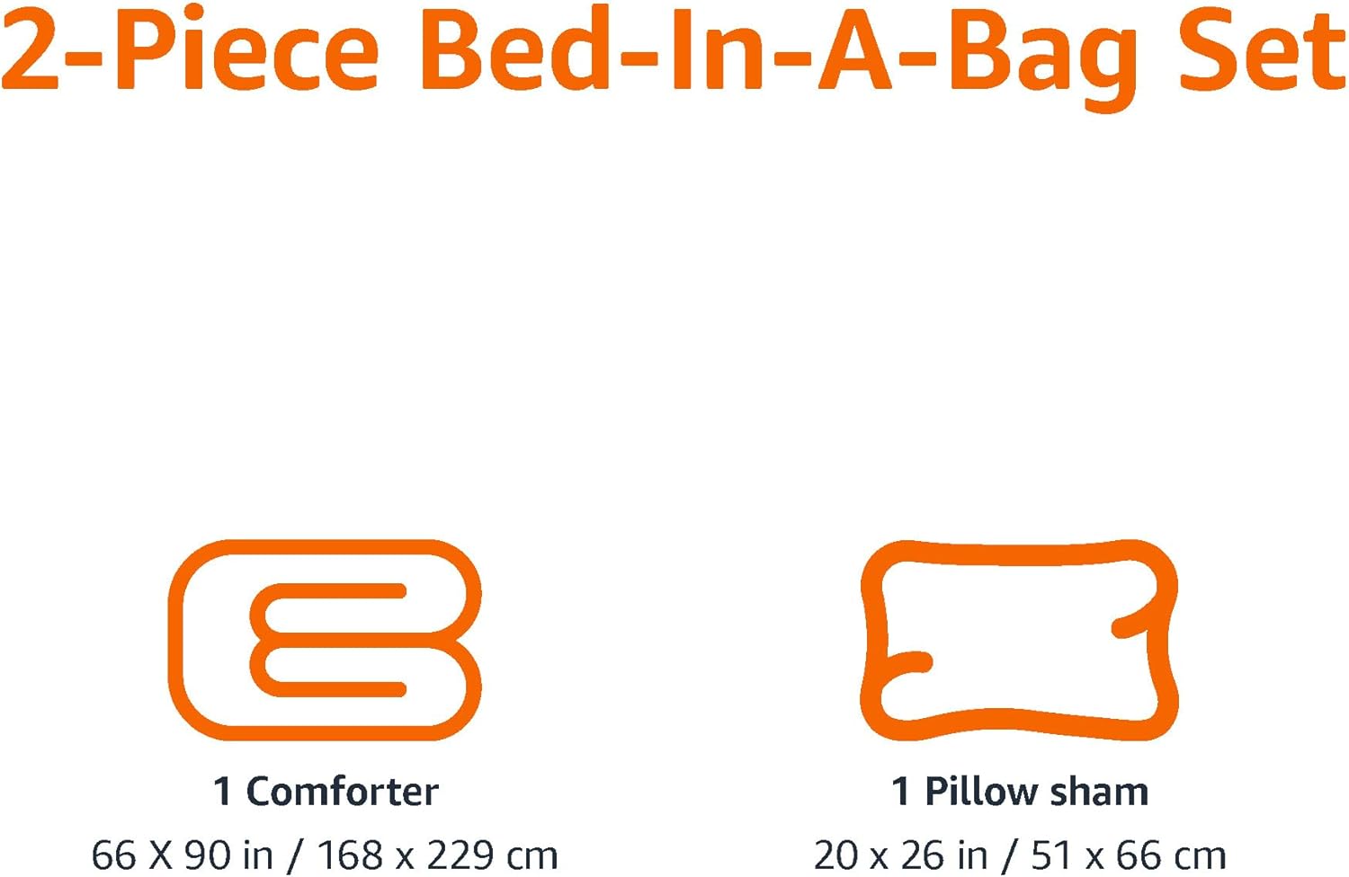 Amazon Basics Kids Comforter and Pillow Sham Set Red Twin