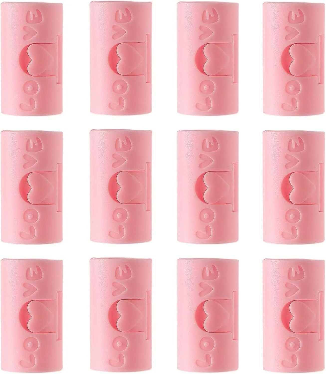 12 PCS Pink Bed Sheet Grippers - Adjustable Bedding Holders