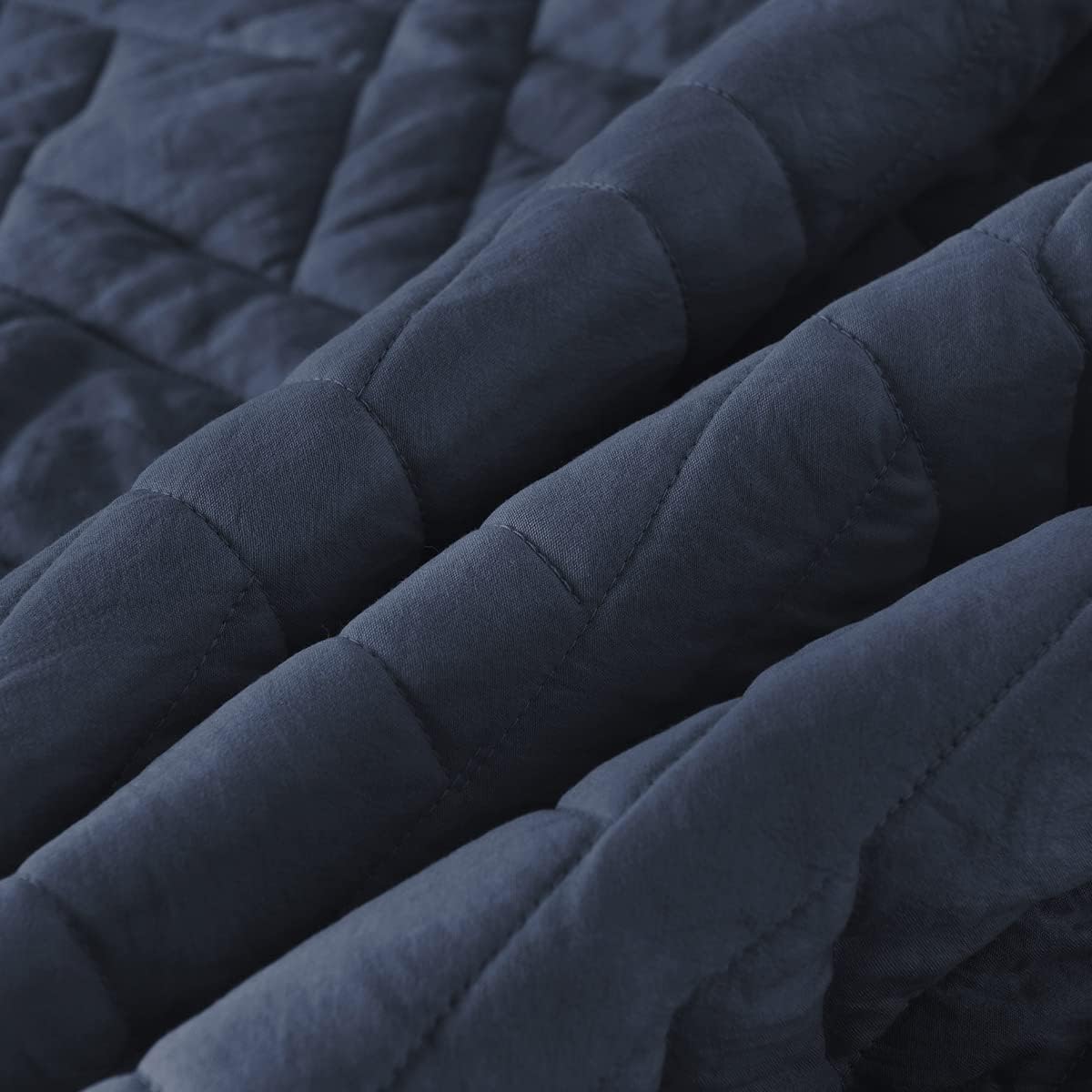 HORIMOTE HOME Quilt Set Twin Navy Blue