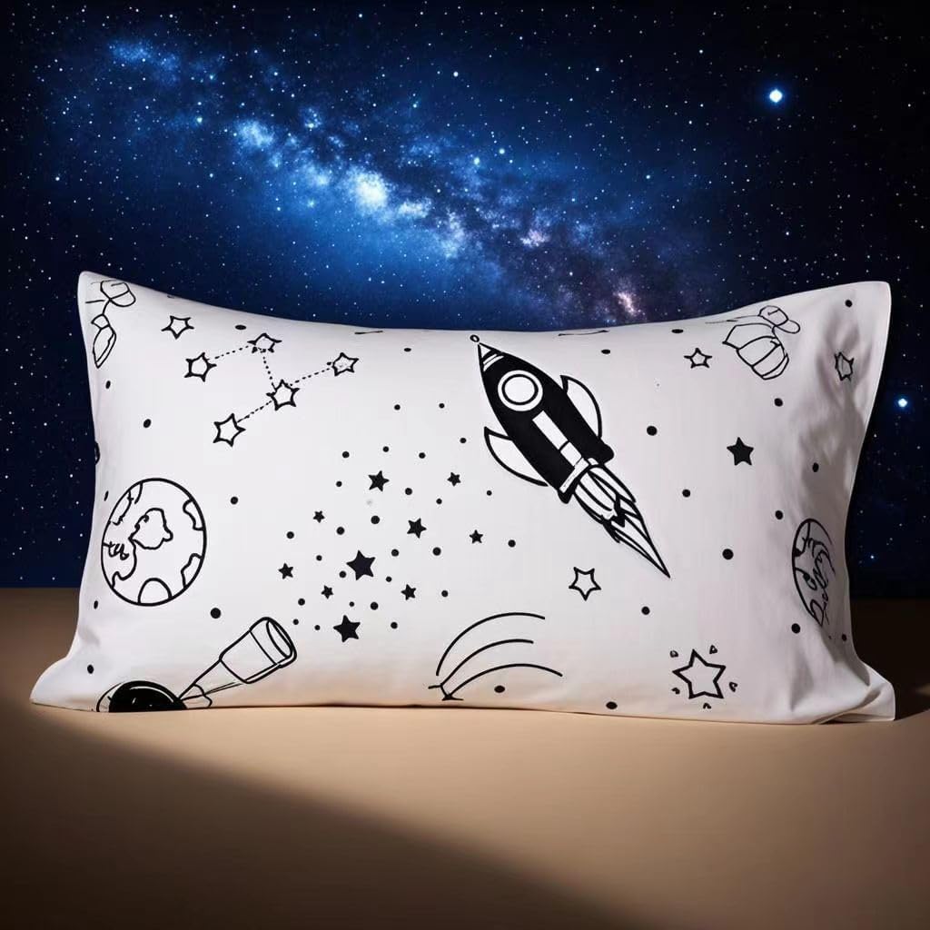 MAG Galaxy Style Pillowcases 2 Pack Queen Size 2030