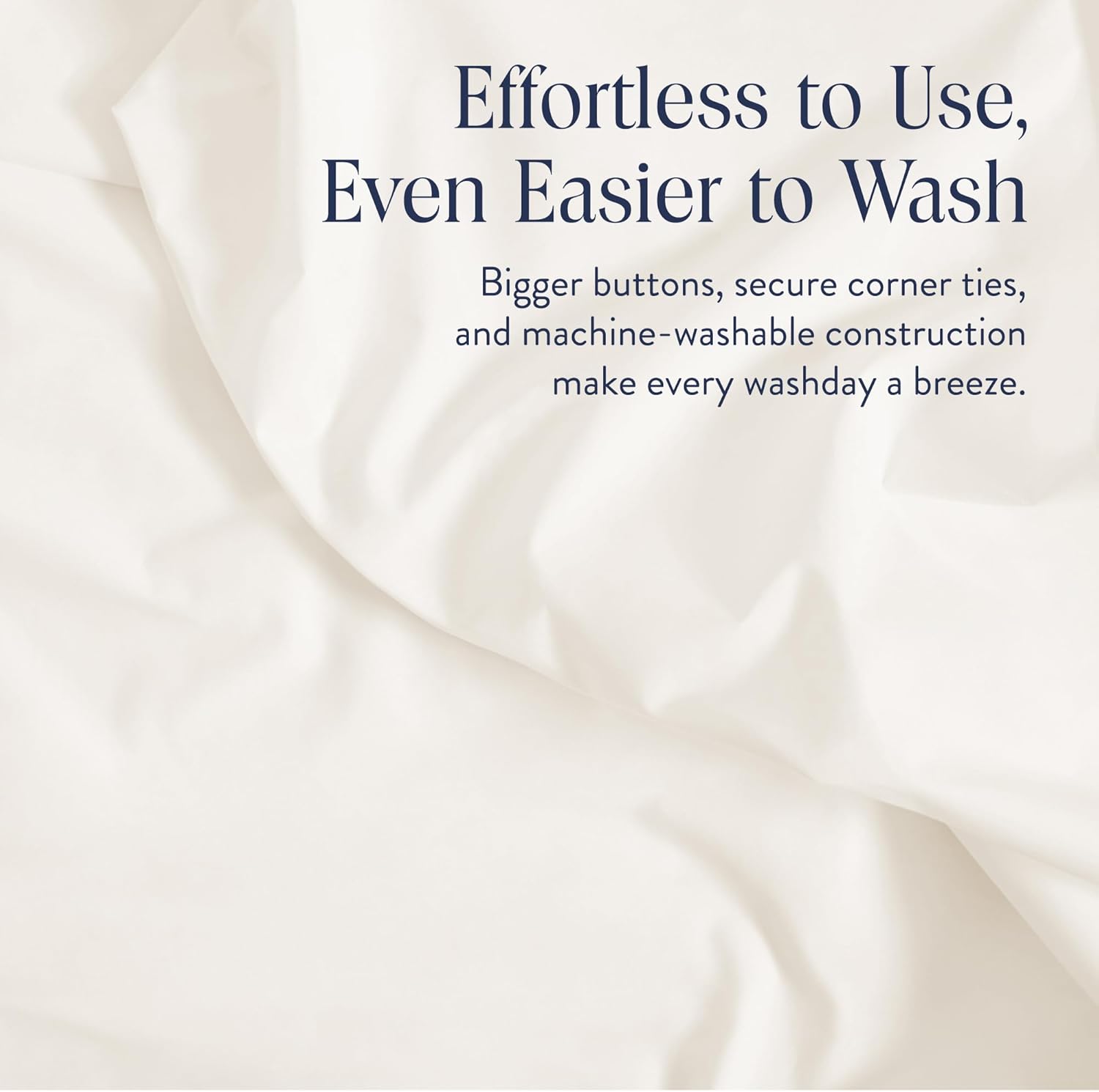 Brooklinen Luxury Percale Duvet Cover - Cream