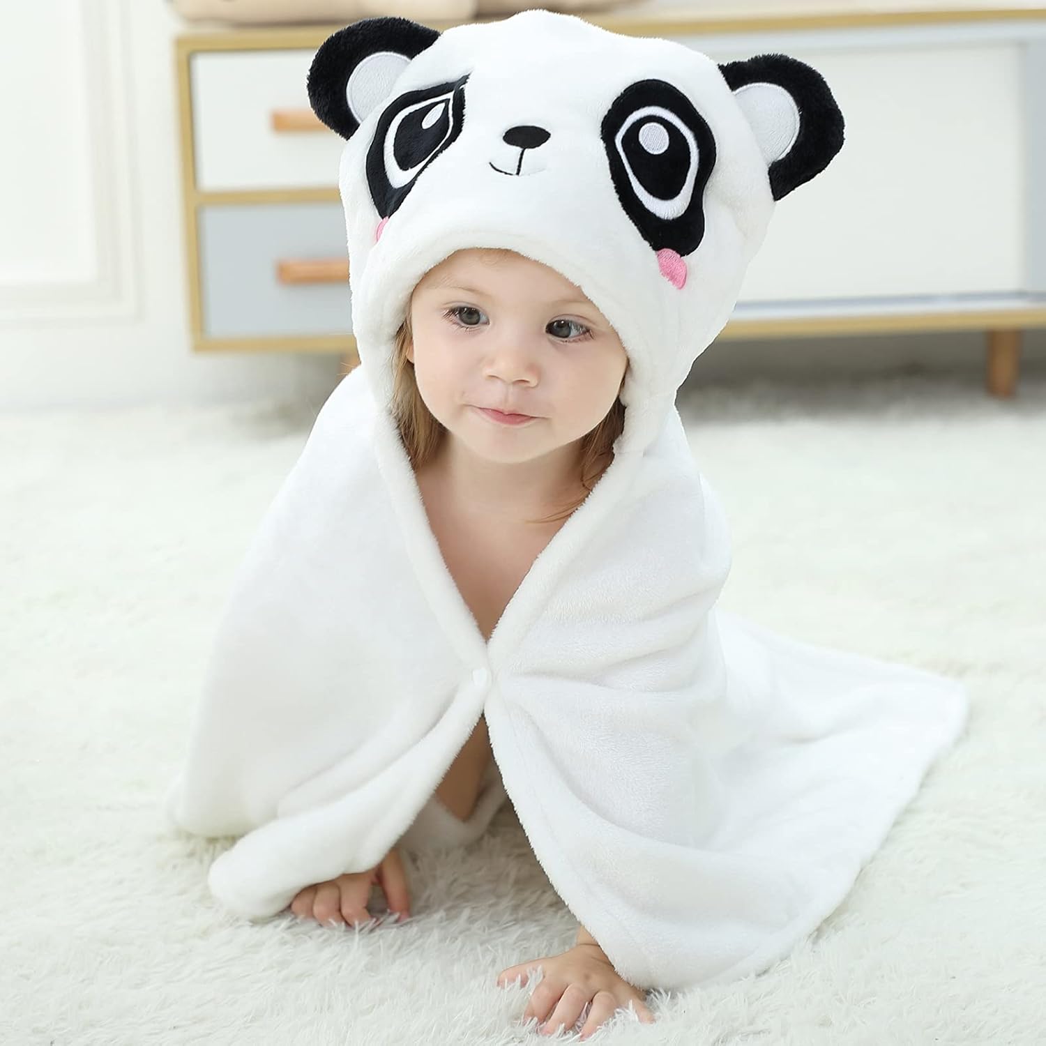 Arkwida Bear Hooded Towel for Kids