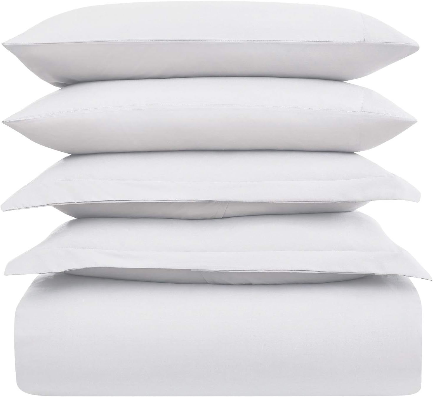 Mellanni Duvet Cover Set - King White