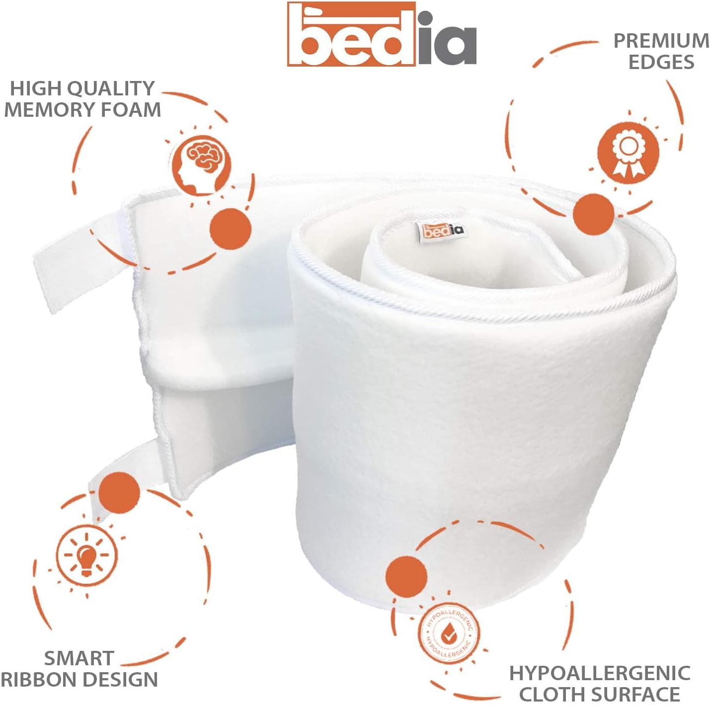 Bedia 12-Inch Bed Bridge Twin to King Converter Kit