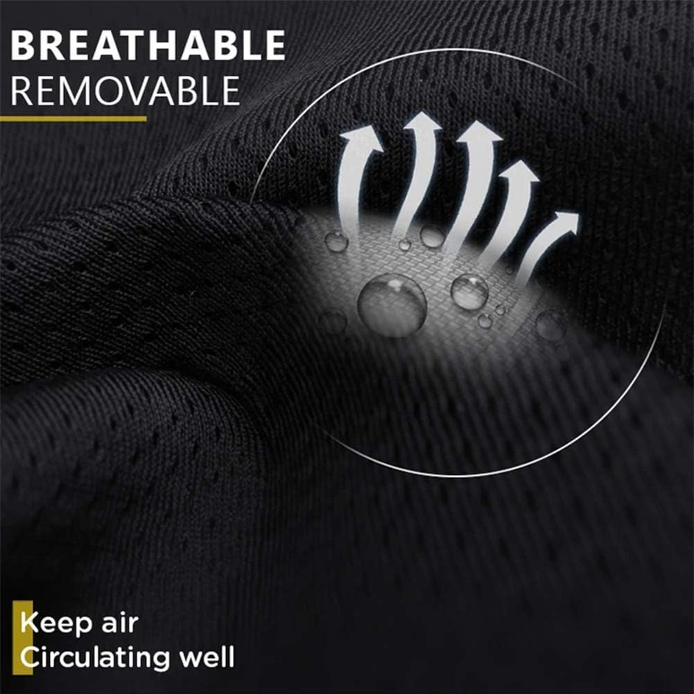 WAQIA Car Seat Neck Pillow with Memory Foam and Removable Cover