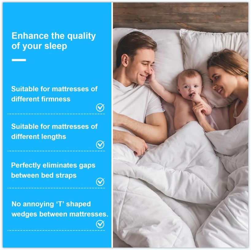 GOTUU Twin to King Bed Converter No Slipping