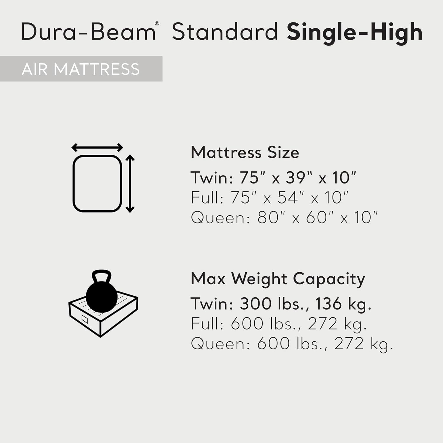 Intex Dura-Beam Twin Air Mattresses 2 Pack