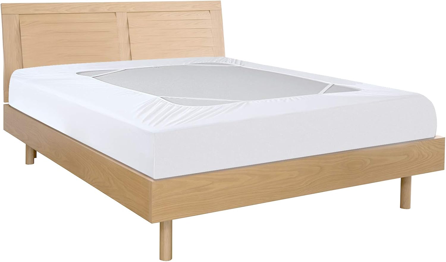 Coldwind Queen Box Spring Cover with 4-Sided Wrap 1