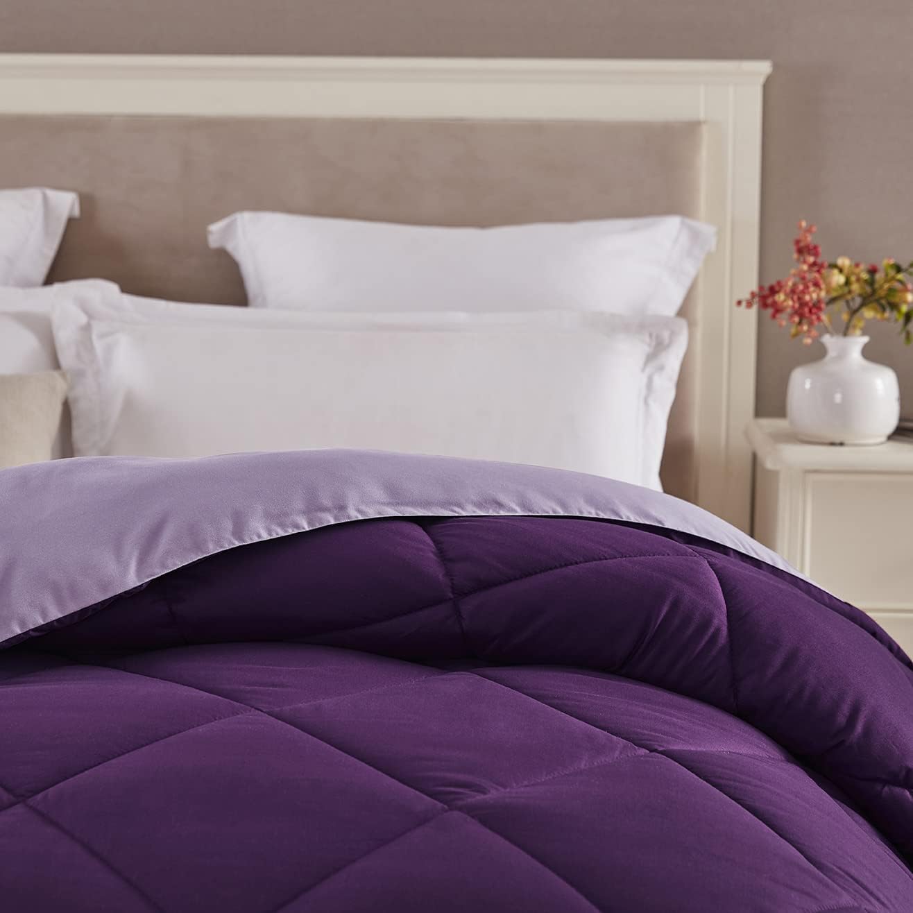 Seward Park Light Purple Reversible Comforter Twin XL