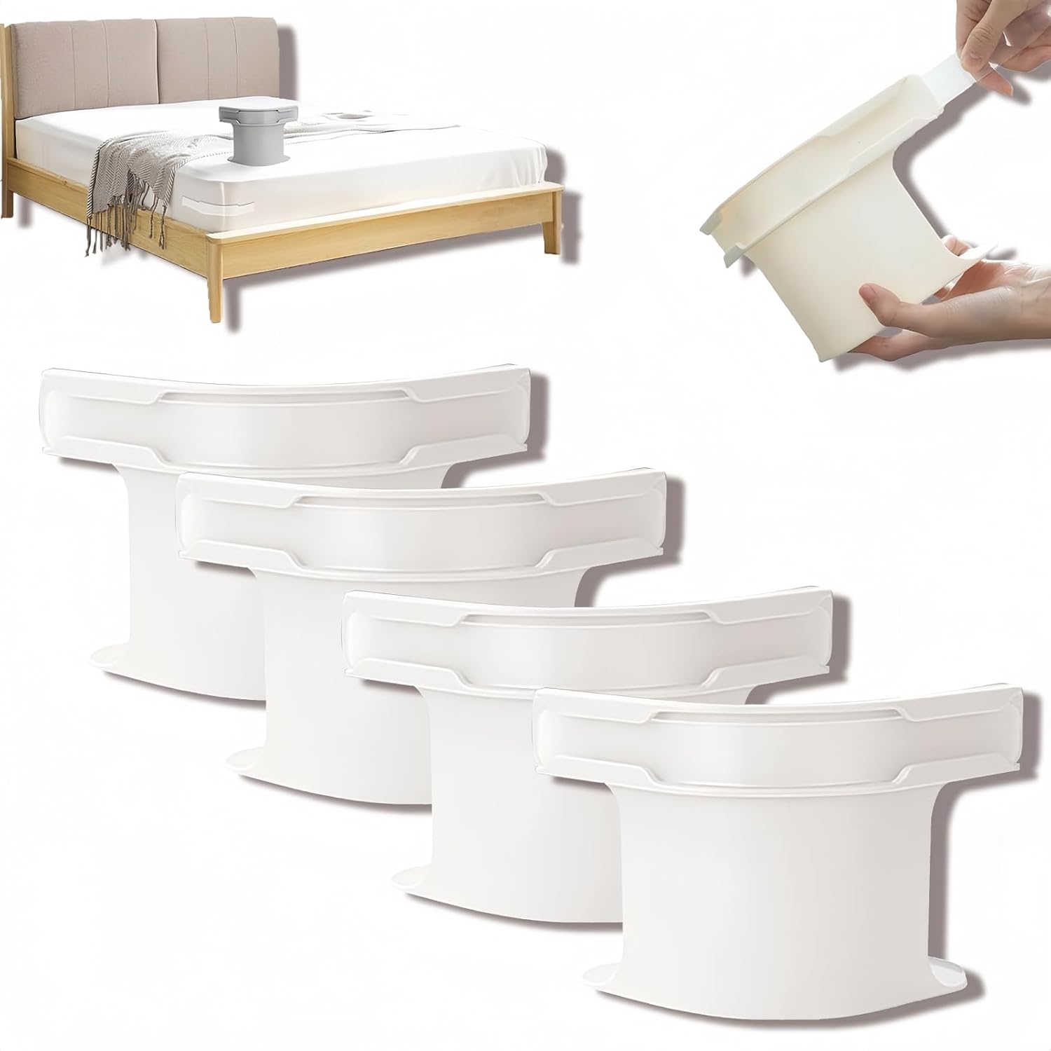Gkaikpe 4-Piece Fitted Sheet Holder Set