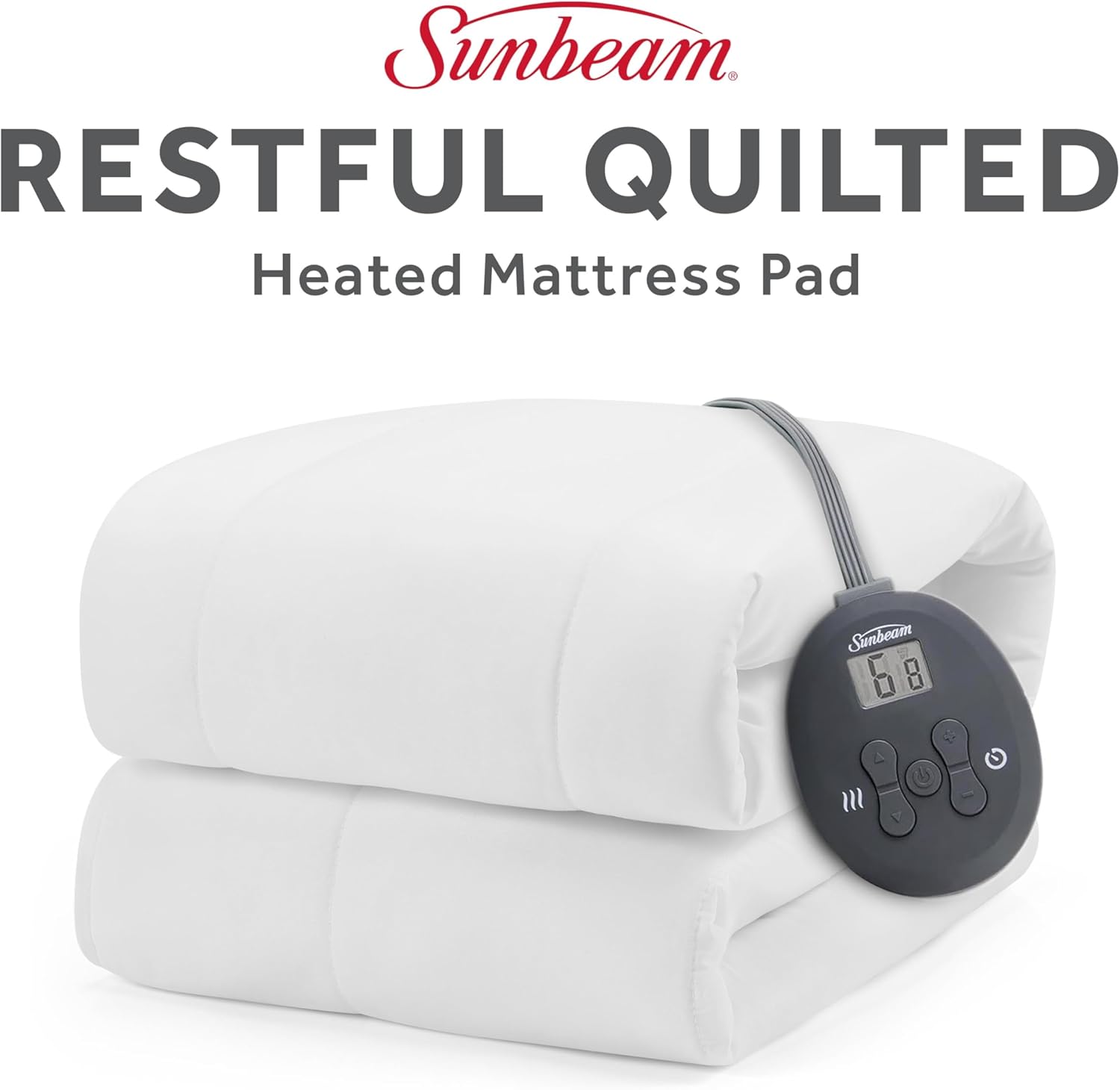 Sunbeam Heated Mattress Pad with 12 Heat Settings 1