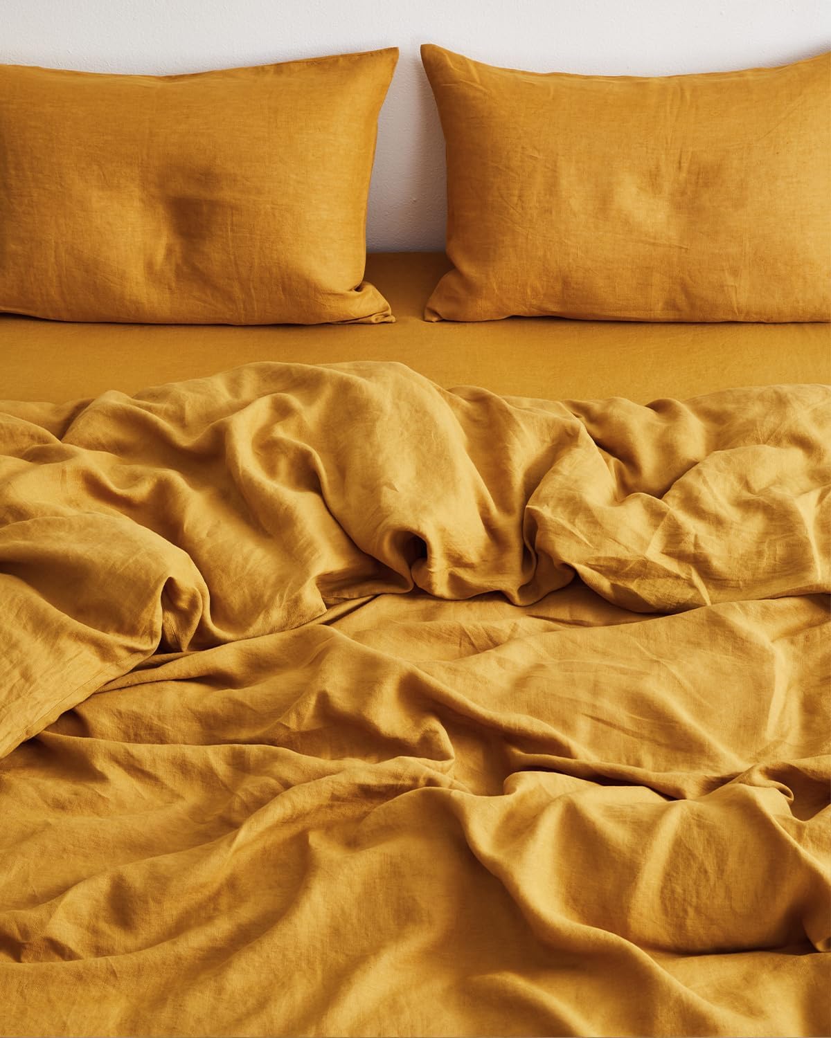 Bed Threads Linen Duvet Cover - Turmeric TwinTwin XL