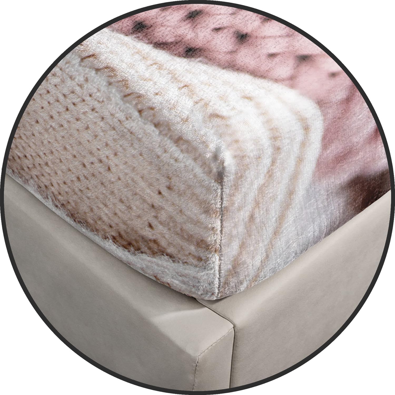 AILONEN Velvet Queen Sheet Set with Cat Print