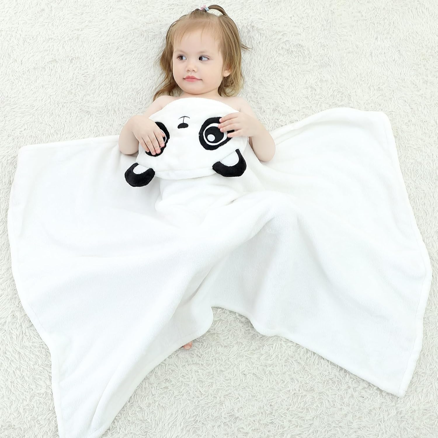 Arkwida Bear Hooded Towel for Kids