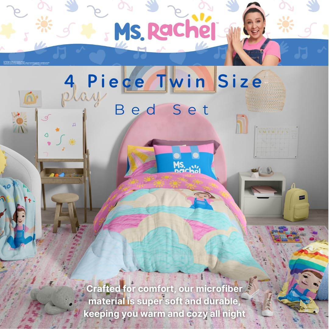 Franco Ms Rachel Kids Bedding Set 4 Piece Twin Size 1