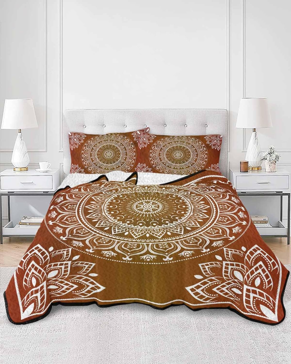 Stongaro Twin XL Quilt Set 3 Pieces Breathable Comforter